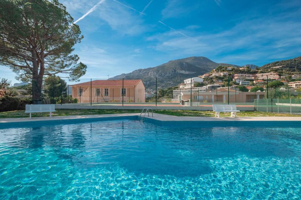 Appartement Familial 6P, Avec Piscine Et Tennis, Proche Mer Roquebrune-Cap-Martin Extérieur photo